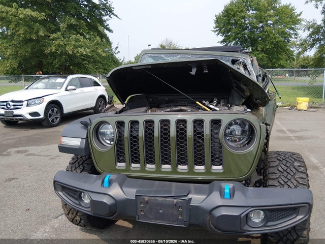 2022 Jeep Wrangler 4xe Unlimited Rubicon 4x4 მანქანა იყიდება აუქციონზე, vin: 1C4JJXR66NW269500, აუქციონის ნომერი: 45820666