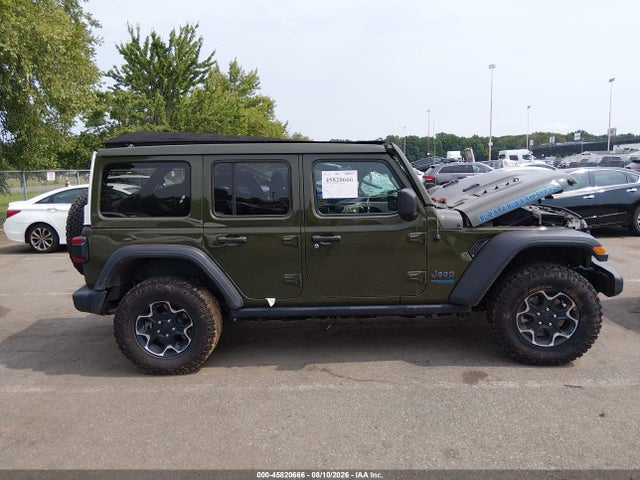 2022 Jeep Wrangler 4xe Unlimited Rubicon 4x4 მანქანა იყიდება აუქციონზე, vin: 1C4JJXR66NW269500, აუქციონის ნომერი: 45820666