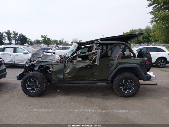 2022 Jeep Wrangler 4xe Unlimited Rubicon 4x4 მანქანა იყიდება აუქციონზე, vin: 1C4JJXR66NW269500, აუქციონის ნომერი: 45820666