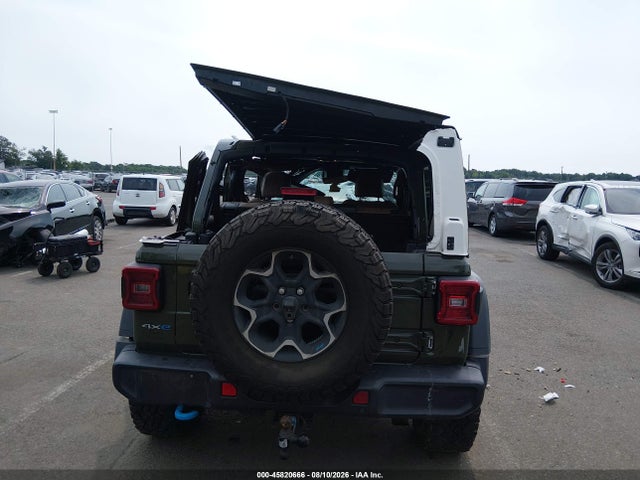 2022 Jeep Wrangler 4xe Unlimited Rubicon 4x4 მანქანა იყიდება აუქციონზე, vin: 1C4JJXR66NW269500, აუქციონის ნომერი: 45820666