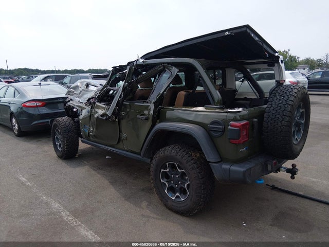 2022 Jeep Wrangler 4xe Unlimited Rubicon 4x4 მანქანა იყიდება აუქციონზე, vin: 1C4JJXR66NW269500, აუქციონის ნომერი: 45820666