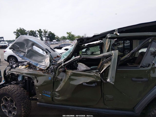 2022 Jeep Wrangler 4xe Unlimited Rubicon 4x4 მანქანა იყიდება აუქციონზე, vin: 1C4JJXR66NW269500, აუქციონის ნომერი: 45820666