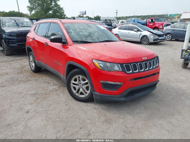 Aukcja sprzedaży 2018 Jeep Compass Sport Fwd, vin: 3C4NJCAB6JT123620, numer aukcji: 45820674