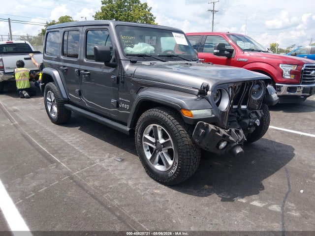 Auction sale of the 2021 Jeep Wrangler Unlimited Sahara 4x4, vin: 1C4HJXEN5MW697360, lot number: 45820721