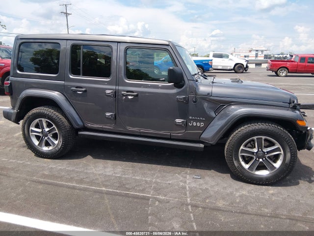 Продажа на аукционе авто 2021 Jeep Wrangler Unlimited Sahara 4x4, vin: 1C4HJXEN5MW697360, номер лота: 45820721