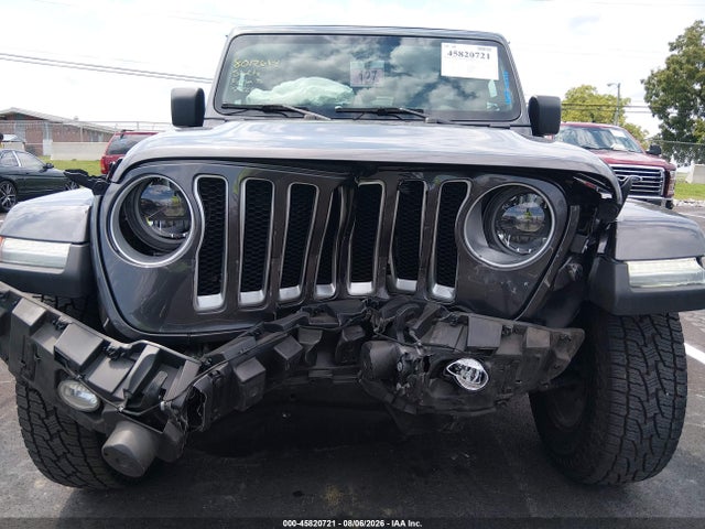 Продажа на аукционе авто 2021 Jeep Wrangler Unlimited Sahara 4x4, vin: 1C4HJXEN5MW697360, номер лота: 45820721