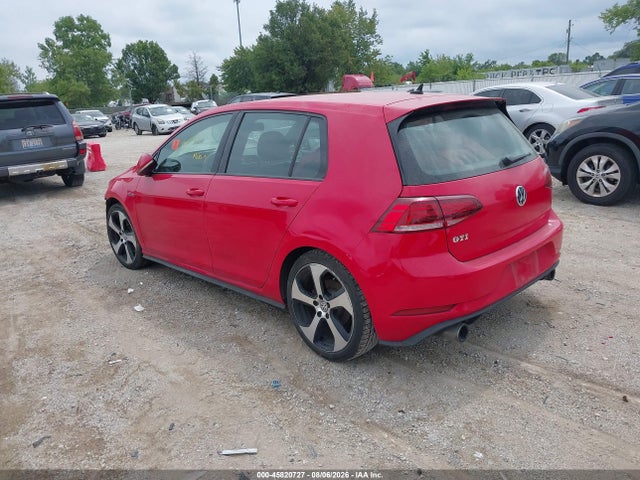 Продажа на аукционе авто 2018 Volkswagen Golf Gti 2.0t Autobahn/2.0t S/2.0t Se, vin: 3VW447AU3JM278449, номер лота: 45820727