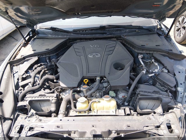 45820791 :رقم المزاد ، JN1FV7LL9MM560031 vin ، 2021 Infiniti Q60 Red Sport 400 Awd مزاد بيع