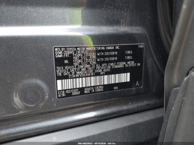 Toyota Rav4 Xle Premium 2025 2T3A1RFV2SC494161 Image 9
