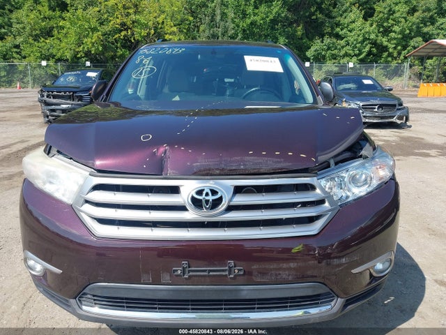 2012 Toyota Highlander Se მანქანა იყიდება აუქციონზე, vin: 5TDBK3EH7CS124920, აუქციონის ნომერი: 45820843
