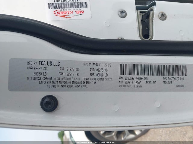 Aukcja sprzedaży 2015 Chrysler 300 300s, vin: 2C3CCABTXFH864435, numer aukcji: 45820858