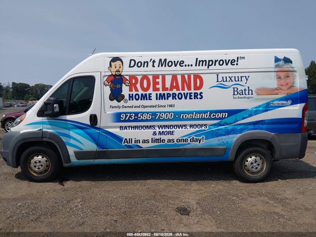 Aukcja sprzedaży 2017 Ram Promaster 2500 High Roof 159 Wb, vin: 3C6TRVDG1HE522279, numer aukcji: 45820982