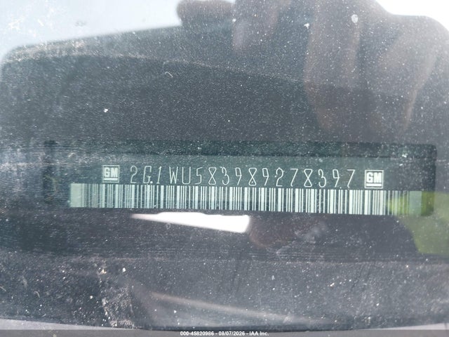 2008 Chevrolet Impala Ltz მანქანა იყიდება აუქციონზე, vin: 2G1WU583989278397, აუქციონის ნომერი: 45820986