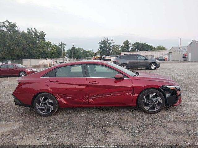 45820998 :رقم المزاد ، KMHLN4DJXSU177221 vin ، 2025 Hyundai Elantra Hybrid Limited مزاد بيع