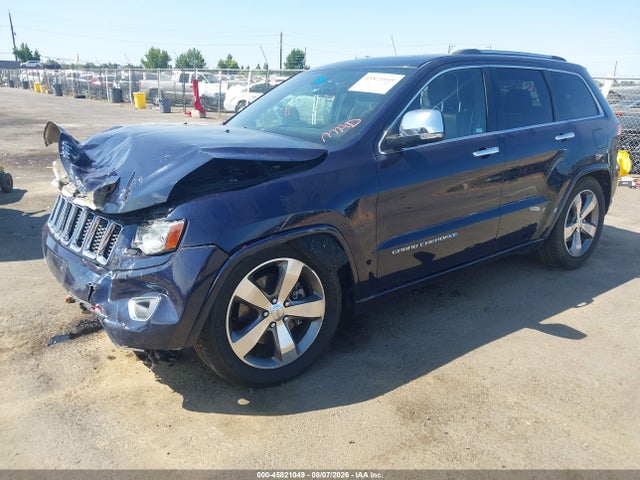 45821049 :رقم المزاد ، 1C4RJFCT8EC275957 vin ، 2014 Jeep Grand Cherokee Overland مزاد بيع