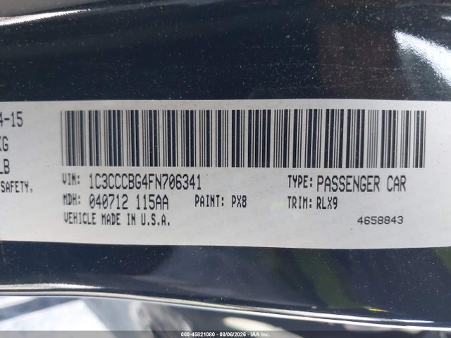 Chrysler 200 S 2015 1C3CCCBG4FN706341 Image 9