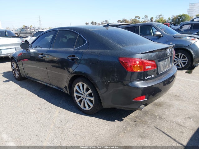 45821098 :رقم المزاد ، JTHBK262785078599 vin ، 2008 Lexus Is 250 مزاد بيع