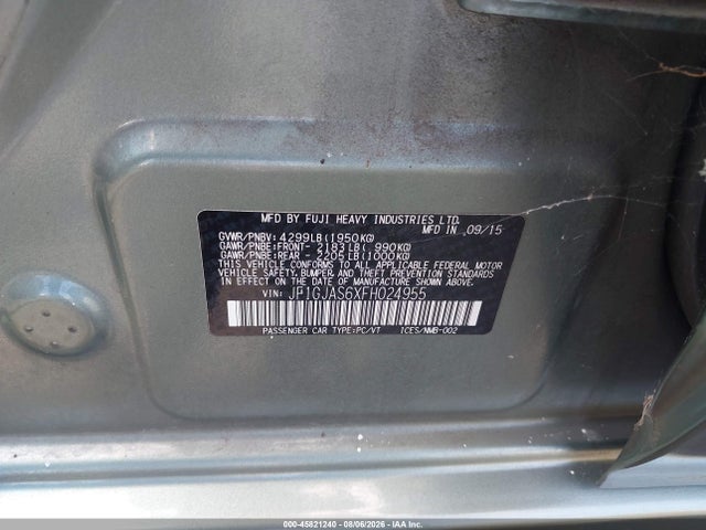 JF1GJAS6XFH024955 Subaru Impreza 2.0i Limited
