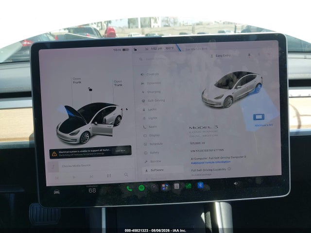 Продаж на аукціоні авто 2019 Tesla Model 3 Long Range/performance, vin: 5YJ3E1EB7KF477785, номер лоту: 45821323