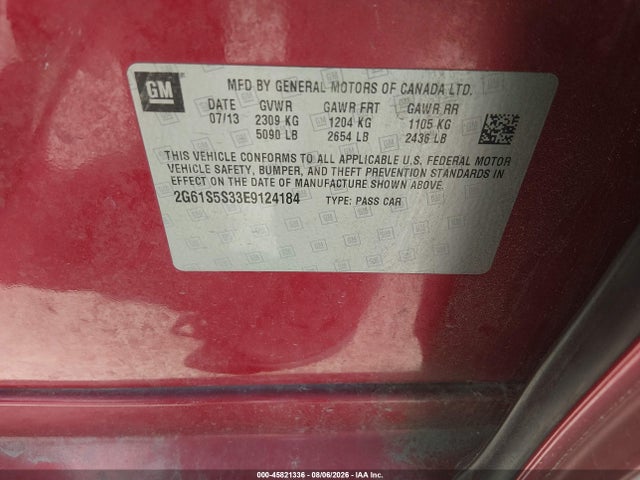 Cadillac Xts Platinum 2014 2G61S5S33E9124184 Image 9
