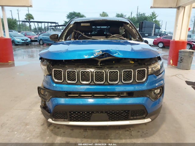 45821447 :رقم المزاد ، 3C4NJDCN9RT585291 vin ، 2024 Jeep Compass Limited 4x4 مزاد بيع