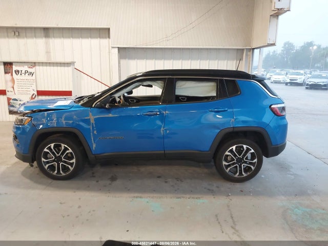 45821447 :رقم المزاد ، 3C4NJDCN9RT585291 vin ، 2024 Jeep Compass Limited 4x4 مزاد بيع
