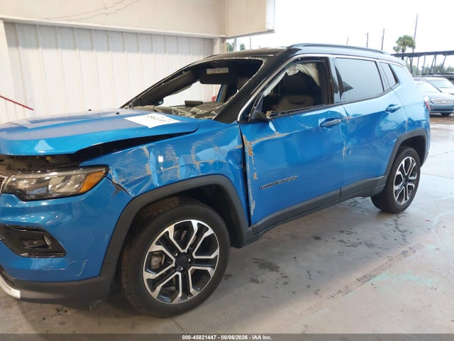 45821447 :رقم المزاد ، 3C4NJDCN9RT585291 vin ، 2024 Jeep Compass Limited 4x4 مزاد بيع