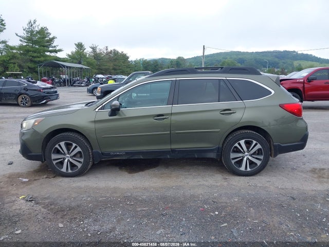 2018 Subaru Outback 2.5i Limited მანქანა იყიდება აუქციონზე, vin: 4S4BSANC1J3323691, აუქციონის ნომერი: 45821458