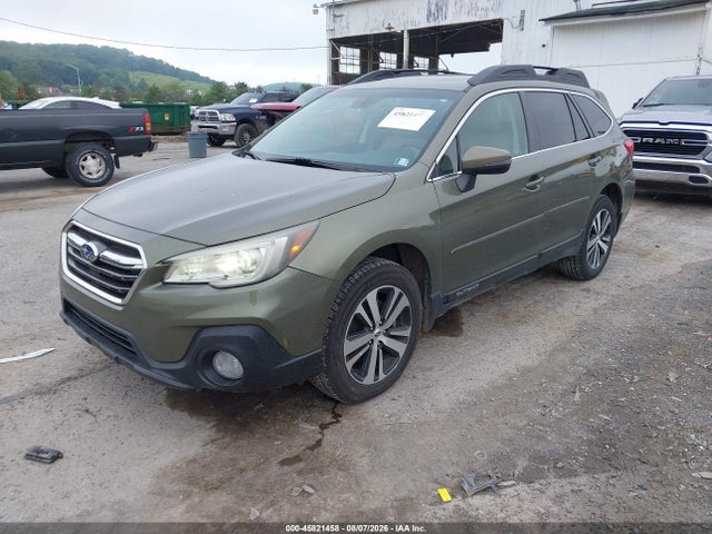 2018 Subaru Outback 2.5i Limited მანქანა იყიდება აუქციონზე, vin: 4S4BSANC1J3323691, აუქციონის ნომერი: 45821458