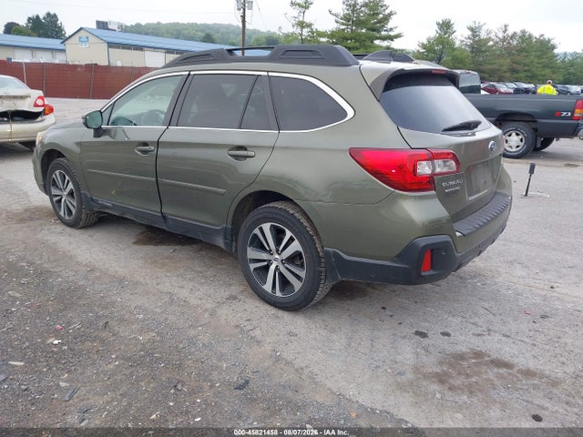 2018 Subaru Outback 2.5i Limited მანქანა იყიდება აუქციონზე, vin: 4S4BSANC1J3323691, აუქციონის ნომერი: 45821458