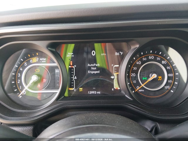 45821481 :رقم المزاد ، 1C4PJXEN4SW554263 vin ، 2025 Jeep Wrangler 4-door Sahara 4x4 مزاد بيع