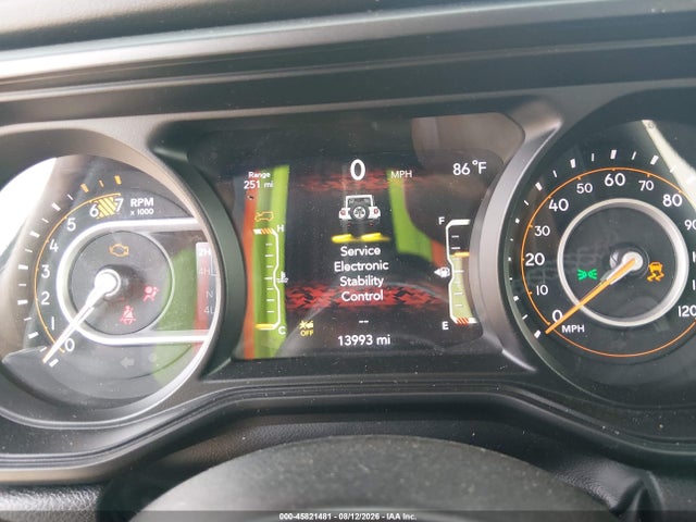45821481 :رقم المزاد ، 1C4PJXEN4SW554263 vin ، 2025 Jeep Wrangler 4-door Sahara 4x4 مزاد بيع