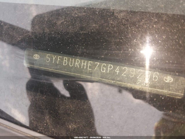 Toyota Corolla S Plus 2016 5YFBURHE7GP429296 Image 9