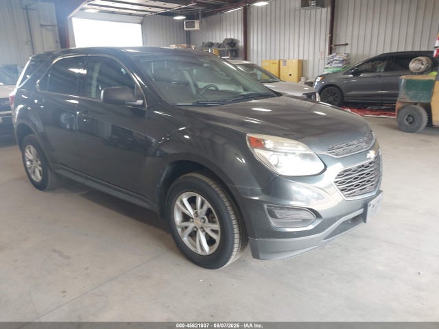 2017 Chevrolet Equinox Ls მანქანა იყიდება აუქციონზე, vin: 2GNFLEEK7H6326803, აუქციონის ნომერი: 45821807