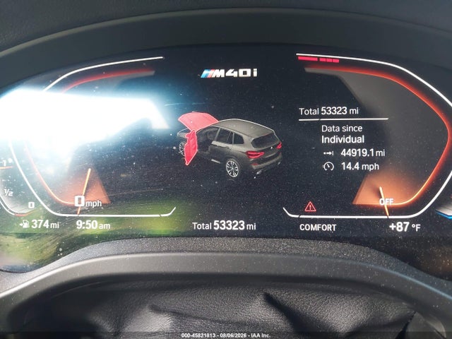 Продаж на аукціоні авто 2021 Bmw X3 M40i, vin: 5UXTY9C03M9F80224, номер лоту: 45821813