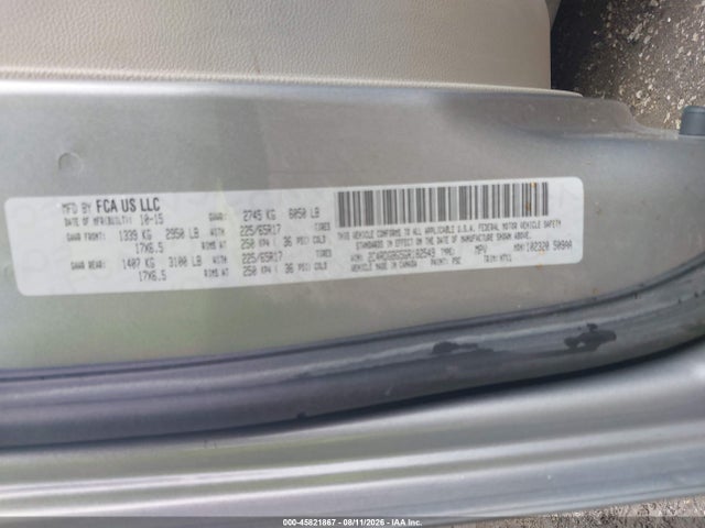 Продаж на аукціоні авто 2016 Dodge Grand Caravan Se, vin: 2C4RDGBG5GR182549, номер лоту: 45821867