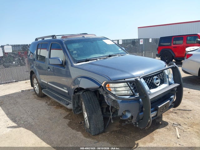 Продаж на аукціоні авто 2008 Nissan Pathfinder Le V8, vin: 5N1BR18B98C617266, номер лоту: 45821925