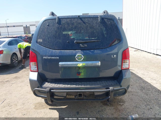 2008 Nissan Pathfinder Le V8 მანქანა იყიდება აუქციონზე, vin: 5N1BR18B98C617266, აუქციონის ნომერი: 45821925