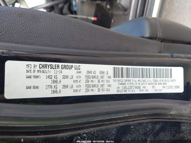 1C4RDJDG5FC709586 Dodge DURANGO LIMITED