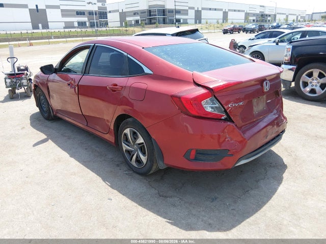 2020 Honda Civic Lx მანქანა იყიდება აუქციონზე, vin: 2HGFC2F65LH572918, აუქციონის ნომერი: 45821990