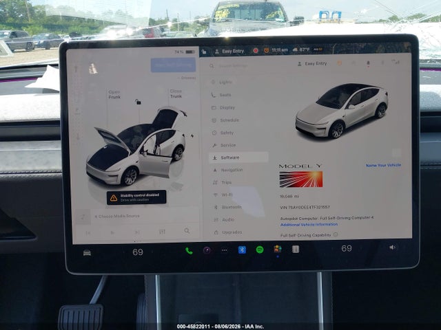 Продаж на аукціоні авто 2026 Tesla Model Y All-wheel Drive/long Range Launch Series/premium All-wheel Drive, vin: 7SAYGDEE4TF321557, номер лоту: 45822011