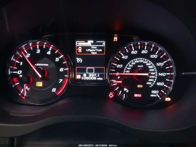 45822072 :رقم المزاد ، JF1VA1C60J9822776 vin ، 2018 Subaru Wrx Premium مزاد بيع