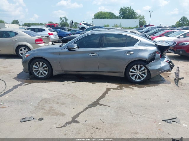 2015 Infiniti Q50 Premium მანქანა იყიდება აუქციონზე, vin: JN1BV7ARXFM403763, აუქციონის ნომერი: 45822093