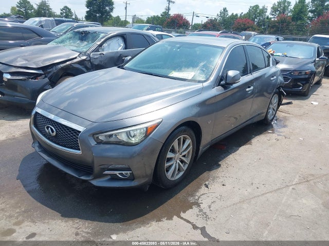 2015 Infiniti Q50 Premium მანქანა იყიდება აუქციონზე, vin: JN1BV7ARXFM403763, აუქციონის ნომერი: 45822093