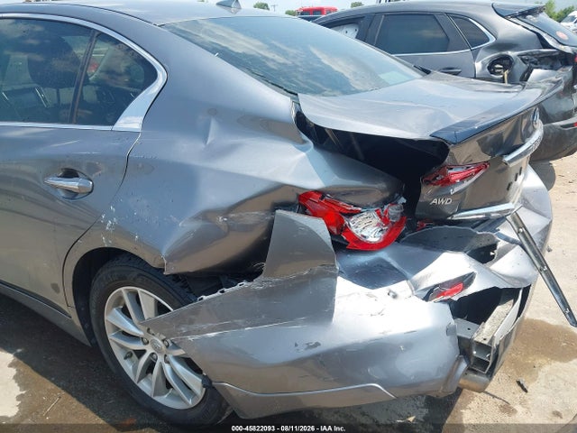 2015 Infiniti Q50 Premium მანქანა იყიდება აუქციონზე, vin: JN1BV7ARXFM403763, აუქციონის ნომერი: 45822093