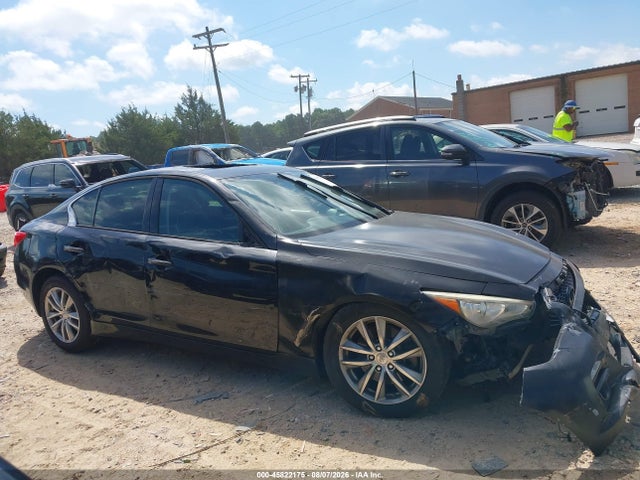 2017 Infiniti Q50 3.0t Premium მანქანა იყიდება აუქციონზე, vin: JN1EV7AP1HM737887, აუქციონის ნომერი: 45822175