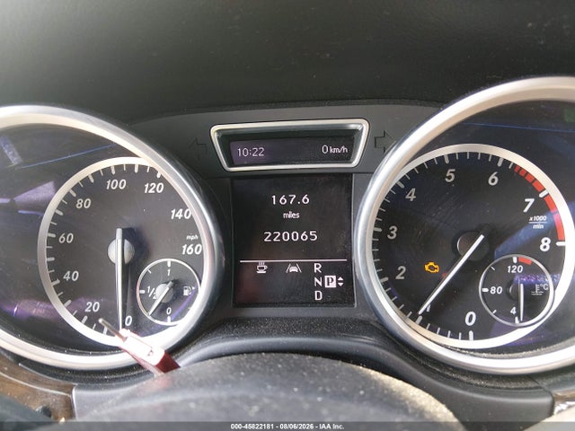 Продажа на аукционе авто 2012 Mercedes-benz Ml 350 4matic, vin: 4JGDA5HB8CA068350, номер лота: 45822181