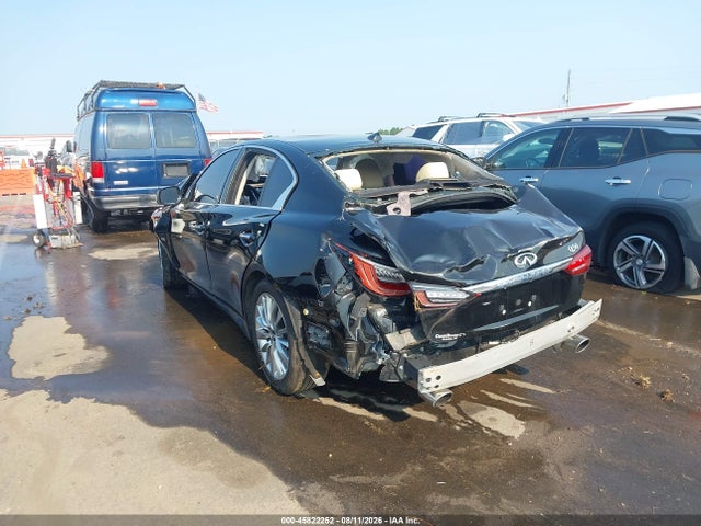 2020 Infiniti Q50 Luxe მანქანა იყიდება აუქციონზე, vin: JN1EV7AP9LM200984, აუქციონის ნომერი: 45822252