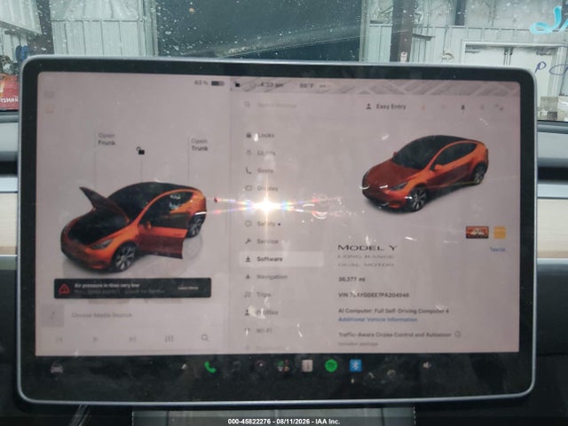 Продаж на аукціоні авто 2023 Tesla Model Y, vin: 7SAYGDEE7PA204946, номер лоту: 45822276