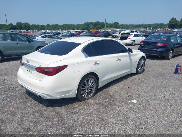 Продажа на аукционе авто 2018 Infiniti Q50 3.0t Luxe, vin: JN1EV7AR7JM430439, номер лота: 45822312